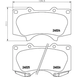 Set Placute Frana, Frana Disc