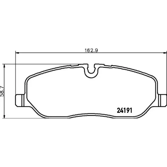 Set Placute Frana, Frana Disc TEXTAR 2419101