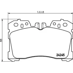 Set Placute Frana, Frana Disc