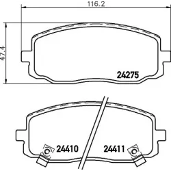 Set Placute Frana, Frana Disc