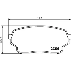 Set Placute Frana, Frana Disc