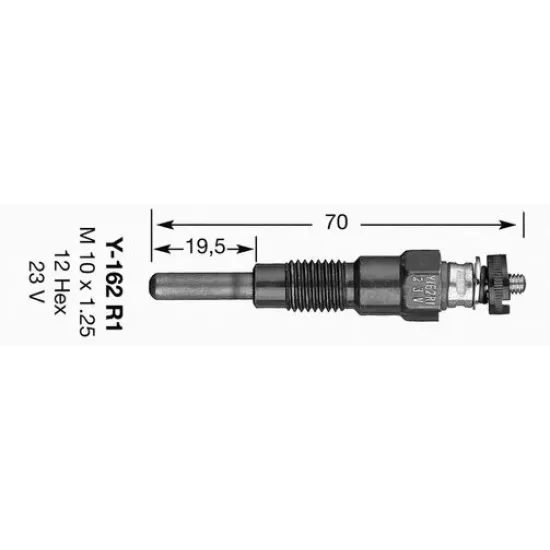 Bujie Incandescenta NGK 2431