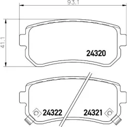 Set Placute Frana, Frana Disc