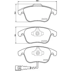 Set Placute Frana, Frana Disc