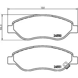 Set Placute Frana, Frana Disc