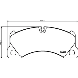 Set Placute Frana, Frana Disc