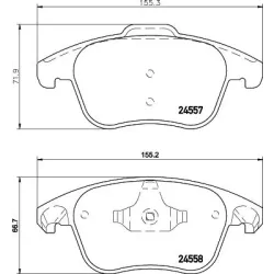 Set Placute Frana, Frana Disc