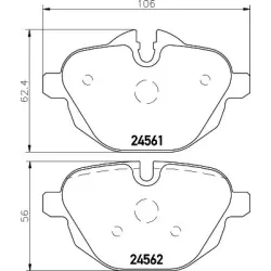 Set Placute Frana, Frana Disc