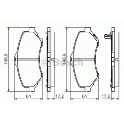 Set Placute Frana, Frana Disc