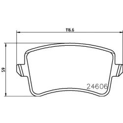 Set Placute Frana, Frana Disc