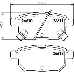 Set Placute Frana, Frana Disc