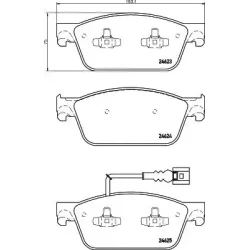 Set Placute Frana, Frana Disc