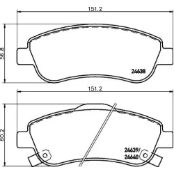 Set Placute Frana, Frana Disc