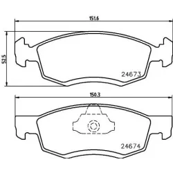 Set Placute Frana, Frana Disc