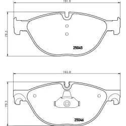 Set Placute Frana, Frana Disc