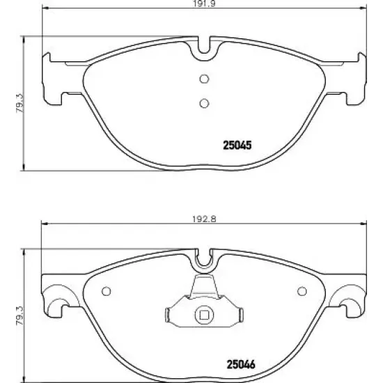 Set Placute Frana, Frana Disc TEXTAR 2504501