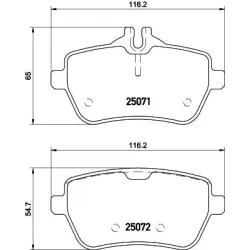 Set Placute Frana, Frana Disc