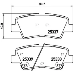 Set Placute Frana, Frana Disc