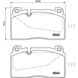 Set Placute Frana, Frana Disc