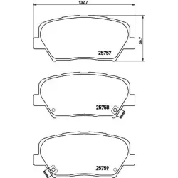 Set Placute Frana, Frana Disc