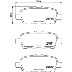 Set Placute Frana, Frana Disc