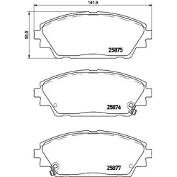 Set Placute Frana, Frana Disc