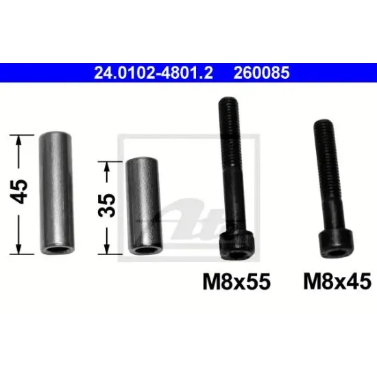 Set Bucsi de Ghidaj, Etrier Frana ATE 24.0102-4801.2