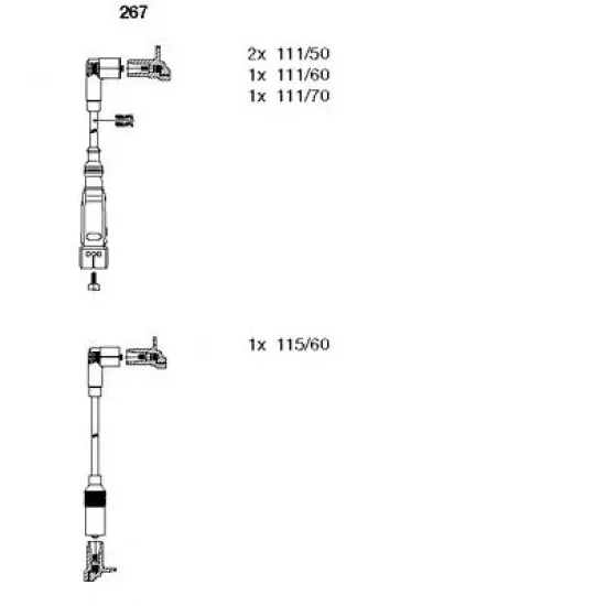 Set Cablaj Aprinder BREMI 267