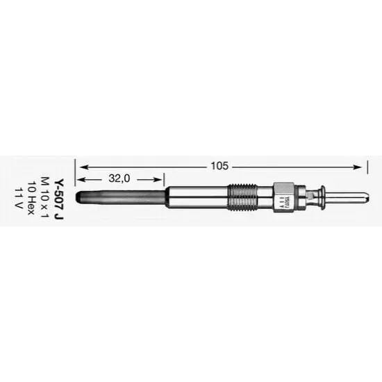 Bujie Incandescenta NGK 2691