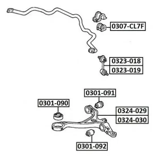 Brat / Bieleta Suspensie, Stabilizator BOTTARI 28053