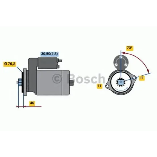 Starter BOSCH 0 001 123 036