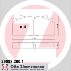 Set Placute Frana, Frana Disc