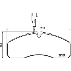 Set Placute Frana, Frana Disc