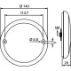 Lampa Spate HELLA 2SD 357 026-001