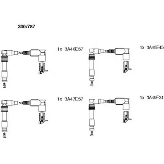 Set Cablaj Aprinder BREMI 300/787