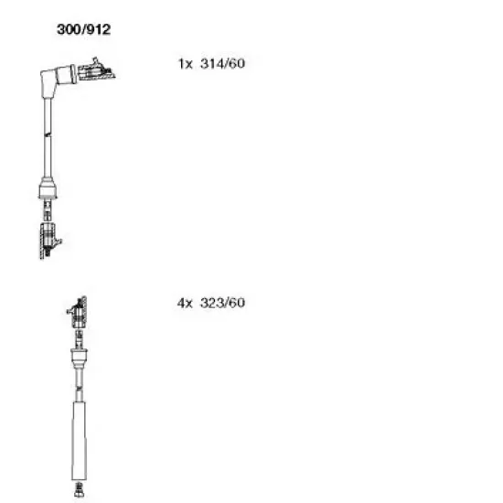 Set Cablaj Aprinder BREMI 300/912