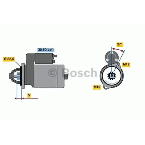 Starter BOSCH 0 001 125 053