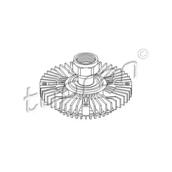 Ventilator Radiator, Cupla TOPRAN 302 007