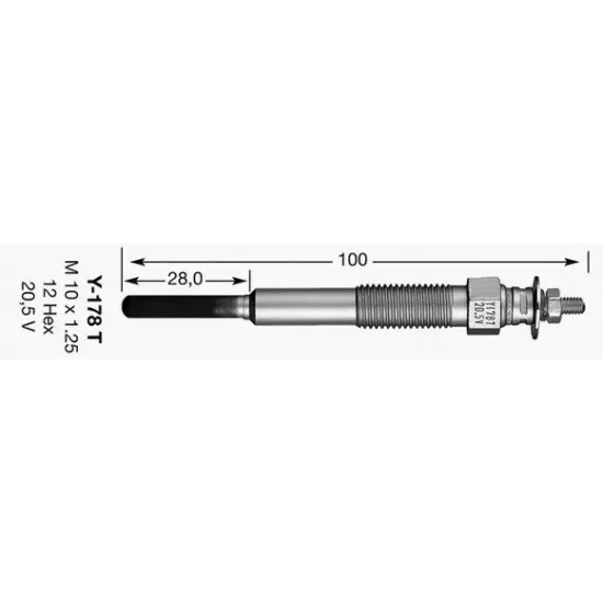 Bujie Incandescenta NGK 3030