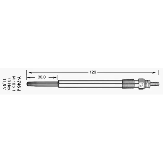 Bujie Incandescenta NGK 3078