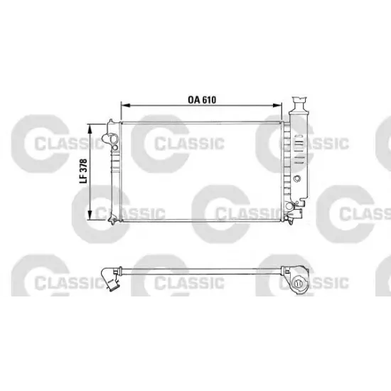 Racire Motor, Radiator VALEO 310919