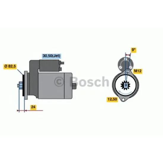 Starter BOSCH 0 001 125 517