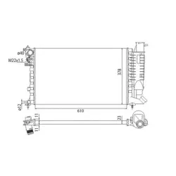 Racire Motor, Radiator