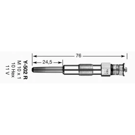 Bujie Incandescenta NGK 3852