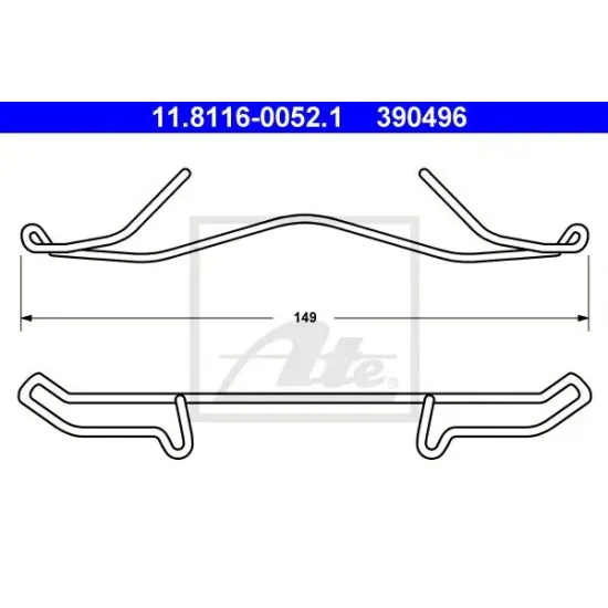 Etrier Frana, Arc ATE 11.8116-0052.1