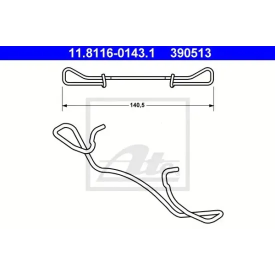 Etrier Frana, Arc ATE 11.8116-0143.1