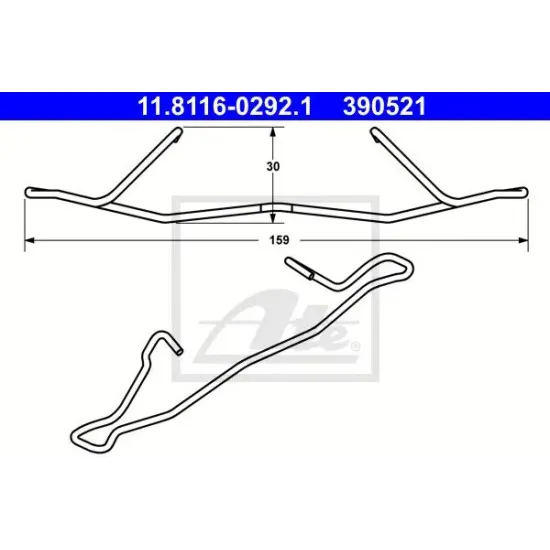 Etrier Frana, Arc ATE 11.8116-0292.1