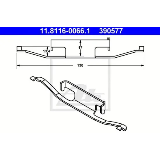 Etrier Frana, Arc ATE 11.8116-0066.1