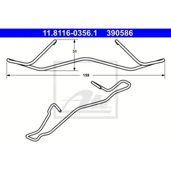 Etrier Frana, Arc ATE 11.8116-0356.1