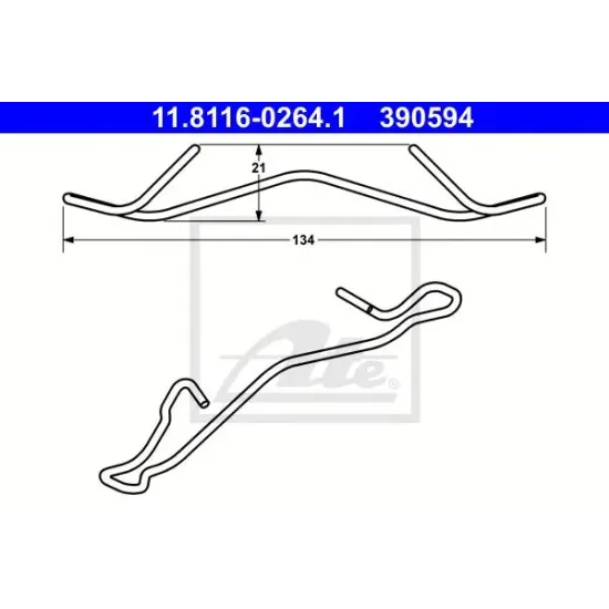 Etrier Frana, Arc ATE 11.8116-0264.1